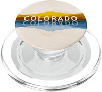 Riflessioni sulle montagne del Colorado - Souvenir naturale di Longs Peak PopSockets PopGrip per MagSafe