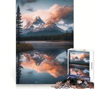 Riflesso nelle Montagne Rocciose - Puzzle da 1000 pezzi per adolescenti - Stimola la memoria, crea un'atmosfera rilassante, crea una piacevole sorpresa (50x75cm)