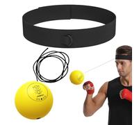 Riflettente palla di registrazione palla di riflesso boxe per bambini palla riflessa colpo multifunzionale per principianti, attrezzatura per esercizi per adulti, strumento di allenamento pugili c