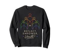 Riflettere Empower Unite Unity Diversity Empowerment Felpa