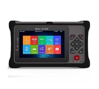 Riflettometro in fibra ottica MINI OTDR 1310 / 1550nm 26 / 24dB, touch screen VFL OLS Mappa eventi OPM Attrezzatura for tester cavi Ethernet,Anti-interferenza(1310nm 1550nm (APC))
