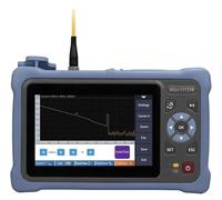 Riflettometro in fibra ottica OTDR, touch screen, VFL, OLS, OPM, mappa degli eventi, tester for cavi Ethernet, 1310, 1550 nm, 26, 24 dB, Strumenti di progetto(AUA800U 1310 1550nm)