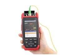 Riflettometro Multifunzione In Fibra Ottica Mini OTDR Con 8 Funzioni 22dB VFL OPM OLS Mappa Eventi RJ45 Tester For Cavi Otdr Misurazione accurata(1550nm(UPC))