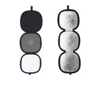 Riflettore a tre lati con presa manuale, scheda di riferimento for la bilancia, diffusore luce, disco pieghevole per Illuminazione Fotografica