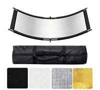 Riflettore di Luce a U, Riflettore Fotografico Diffusore LED per Studio e Fotografia Grande Riflettore Curvo 105 x 50 cm con Custodia per Il Trasporto (Supporto per Luce non Incluso)