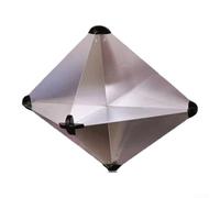 Riflettore di sicurezza per barche a vela, 45,7 cm, per una maggiore | Costruzione in alluminio, dimensioni 30,5 cm, staffa regolabile, resistente, sicurezza di grado marino (40,6 cm)