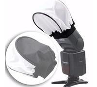 RIFLETTORE DIFFUSORE FLASH ESTERNO compatibile con OLYMPUS NISSIN CANON softbox pieghevole bounce lambency FL-300R FL-36R FL-900R FL-600R FL-50R I60A DI700A DI466 FT DI866 DI622 MARK I II MG8000