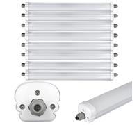 Riflettore Forma Lunga Umidità Esterno Plafoniera Garage Keller LED L 120 CM 8er [EEK: Non valutato]