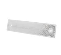 Riflettore Fotoelettrico Rettangolare 18x4cm in Plastica Bianca | Pannello Retroriflettente per Sensore a Fascio Polarizzato, Posizionamento Preciso, per Automazione Industriale