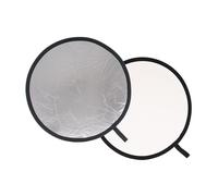 Riflettore Lastolite Argento/Bianco 50 cm Pieghevole Reversibile con Custodia