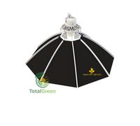 Riflettore parabolico daisy secret jardin ø80cm growbox ombrello verticale iec c