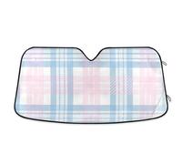 Riflettore Parasole per auto Parabrezza Protezione Solare para carote Toned Plaid Art Asset