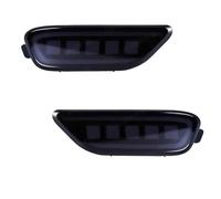 Riflettore Paraurti Laterale Compatibile Con Chevy Per Captiva 2008 2009 2010 2011 2012 2013 2014 Riflettore Paraurti Posteriore Luci Guida Dinamica Indicatore Direzione Lampada Freno(Smoked)