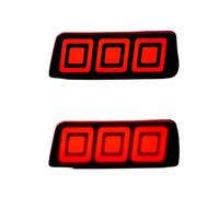 Riflettore Paraurti Laterale Compatibile Con Jeep Per Grand Per Cherokee 2005-2009 Paraurti Posteriore Riflettore Luce Coda Sequenziale Indicatore Direzione Luce Freno(Smoked,B)