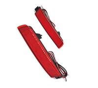 Riflettore Paraurti Laterale Compatibile Con Nissan Per Sentra 2012-2019 Per Terra 2018-2019 Per Kicks 2016-2020 Paraurti Posteriore Riflettore Luce Posteriore Freno Fendinebbia(Red)