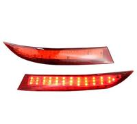 Riflettore Paraurti Posteriore Per BMW Per X5 E70 LCI 2010 2011 2012 2013 2 pezzi riflettore paraurti posteriore a LED con lente nera/rossa e luce di stop(2Piece RED LENS)