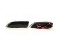 Riflettore Per Portellone Posteriore Per Toyota Per Corolla 2011-2013 1 Coppia LED Paraurti Posteriore Riflettore Luce Coda Segnale Di Arresto Freno Lampada Della Nebbia(Black 1 pair)
