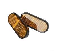 Riflettore per ruota anteriore in plastica con alta riflettività, progettato per adattarsi a vari scooter e migliorare la sicurezza durante la guida notturna (giallo)
