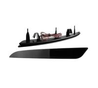 Riflettore Posteriore Auto Compatibile Con Opel Per Vauxhall Per Astra 2009 2010 2011 2012 2x Riflettore Paraurti Posteriore Rosso Con Lente Fumé Nera Luce Freno Posteriore