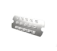 Riflettore posteriore BGM 12V solo per Lambretta riflettore LI serie 3&2 LI