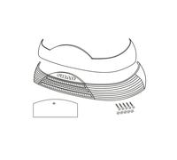 SHAD CATARINFRANGENTE SH46 NERO/ROSSO, nero
