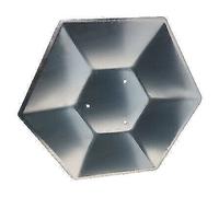RIFLETTORE STUFA GAS PIRAMIDE ESAGONALE DOMUS PZ 1