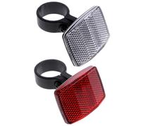 Riflettori Bianco/Rosso/Giallo ABS Plastica Bici Ciclismo Ricambio Set di 10