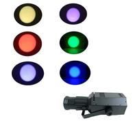 Riflettori da Palco, Faretto a profilo ellissoidale Leko RGB colorato bianco caldo freddo 30W 60W LED controllo DMX for palcoscenico TV spettacolo studio mostra(60w colorful)