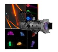 Riflettori da Palco, Faretto profilato a LED da 200 W Leko Light, luce bianca calda e fredda/RGBW, luci da palcoscenico for teatro, luci da concerto, forme for eventi nuziali(White)