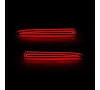 riflettori paraurti coda Compatibile Con Chevrolet Per Camaro 2017 2018 2019 2020 Accessori Auto Paraurti Posteriore Riflettore Luce Freno Indicatore Di Direzione Dinamico(Smoked,color1)