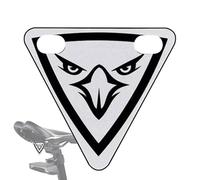 Riflettori per bici per adulti, segnale di avvertimento per bicicletta, piastra triangolare decorativa per gite in famiglia, adulti, tour, mountain bike, corsa, pendolarismo, bambini, ciclismo su