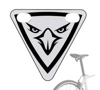 Riflettori per bicicletta, segnale di avvertimento per bicicletta, piastra triangolare decorativa per gite in famiglia, adulti, tour, mountain bike, corsa, pendolarismo, bambini, strada, ciclismo