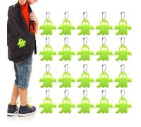 Riflettori per la Sicurezza degli Zaini - 20 Pezzi Di Equipaggiamento Per La Sicurezza Fantasma,Riflettori Per Halloween Per Il Passeggino,per Camminare Correre Jogging Escursionismo Attività All'aper