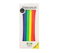 Riflettori per raggi di bicicletta 150 mm Rainette - confezione da 12 ( Fluo )