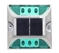 Riflettori per solare - Marcatore per pavimentazione sollevata solare, avvertimento esterno dei passaggi | Marcatori per pavimentazione durevoli, riflettori impermeabili per strade, luci di