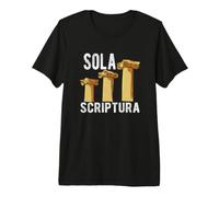 Riforma protestante Cristiana Sola Scriptura Teologia Maglietta Premium
