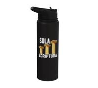Riforma protestante cristiana Sola Scriptura Teologia Stainless Steel Insulated Water Bottle