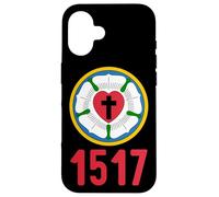 Riforma protestante luterana del 1517 Martin Lutero Rose Custodia per iPhone 16