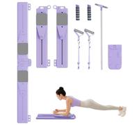 Riformatore Pilates Pieghevole Macchina Multifunzionale Pieghevole per Addominali Attrezzature Fitness per Rafforzamento Muscolare Riduzione Cellulite e Formazione Yoga