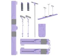 Riformatore Pilates Pieghevole,Scheda Riformatore Multifunzionale e Pieghevole | Attrezzature per il Fitness per il rafforzamento muscolare Riduzione della Cellulite e Formazione Yoga