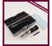 RIFRATTOMETRO 0-90% BRIX ATC GELATI,SUCCHI,MARMELLATE ENOLOGIA BALDUCCI FAENZA