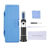 Rifrattometro ad alta precisione con compensazione automatica della temperatura per test accurati dei fluidi per auto, incluso il rifrattometro per auto refrigerante