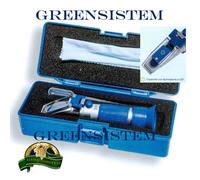 RIFRATTOMETRO CE-107- C/LED BRIX-BABO ATC 0-35 CON COPERCHIO LUMINOSO A LED