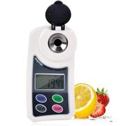 Rifrattometro Digitale, Misuratore Elettronico Tascabile Portatile Brix con Display LCD Tester Rifrattometro Multifunzione per Succo di Frutta di Zucchero con Compensazione della Temperatur