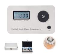 Rifrattometro digitale per gioielli, professionale, con schermo LCD, per oro, argento e diamante, indice di rifrazione 1,300-3,000, precisione 0,001