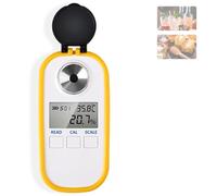 Rifrattometro digitale per zucchero, gamma Brix 0-94%, display a LED, test istantaneo in 3 secondi per miele, frutta e bevande
