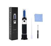 Rifrattometro digitale, portatile 3 in 1 for uva e vino alcolico (bilancia Baume, W25V V)