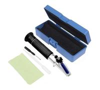 Rifrattometro for alcol portatile 0-80%, tester for alcol Tester for contenuto alcolico for liquori Leggere direttamente(With Box)