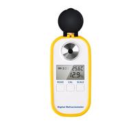 Rifrattometro for vino e uva da birra 0-50%, rifrattometro digitale for alcol 0-80%, display LCD for misuratore di alcol del vino Alta sensibilità(For Grape Wine)