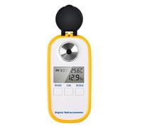 Rifrattometro for vino e uva da birra 0-50%, rifrattometro digitale for alcol 0-80%, display LCD for misuratore di alcol del vino Alta sensibilità(For Beer)
